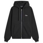 Dime Men's Cursive Zip Hoodie in Black