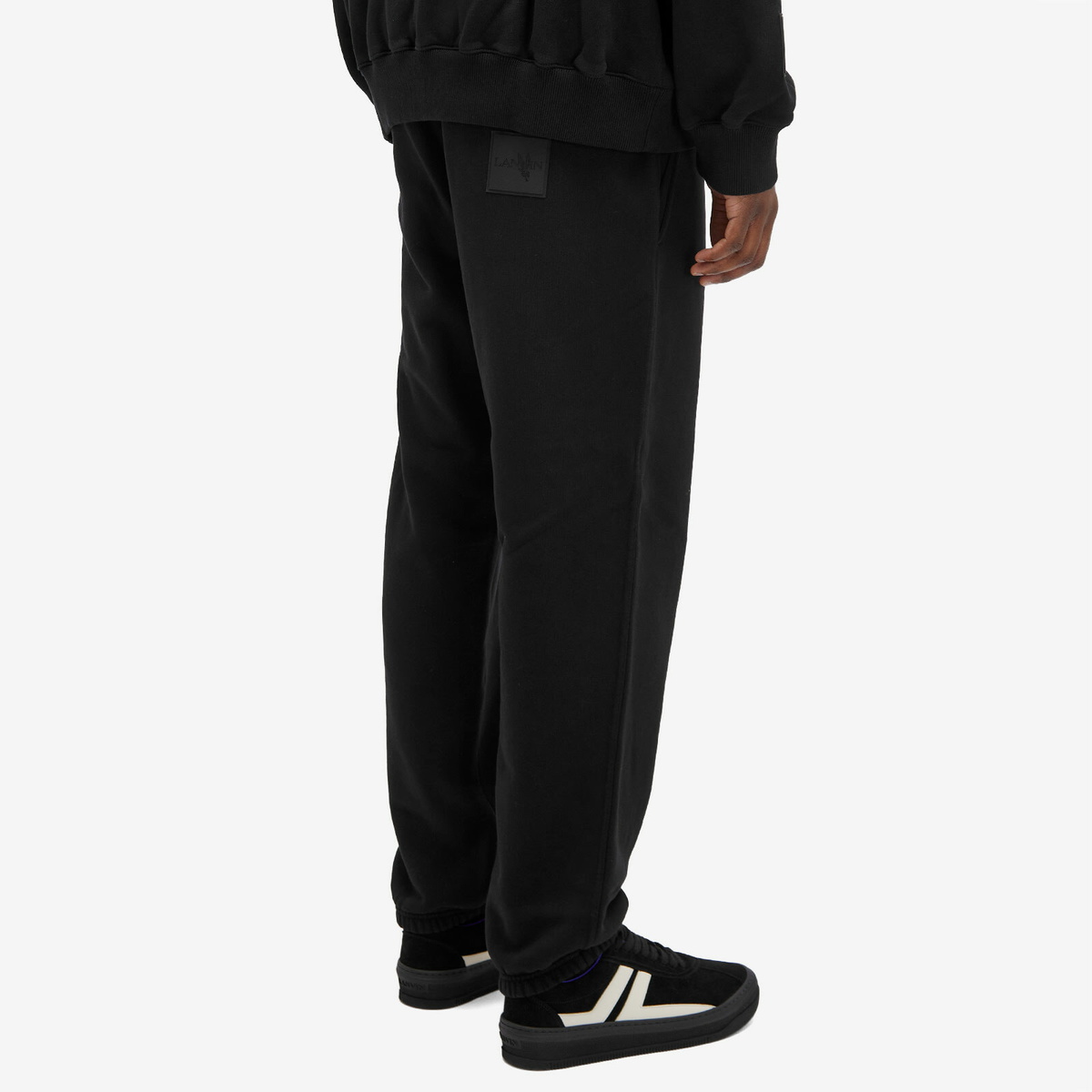 Lanvin Men's x Future Embroidered Logo Sweat Pants in Black