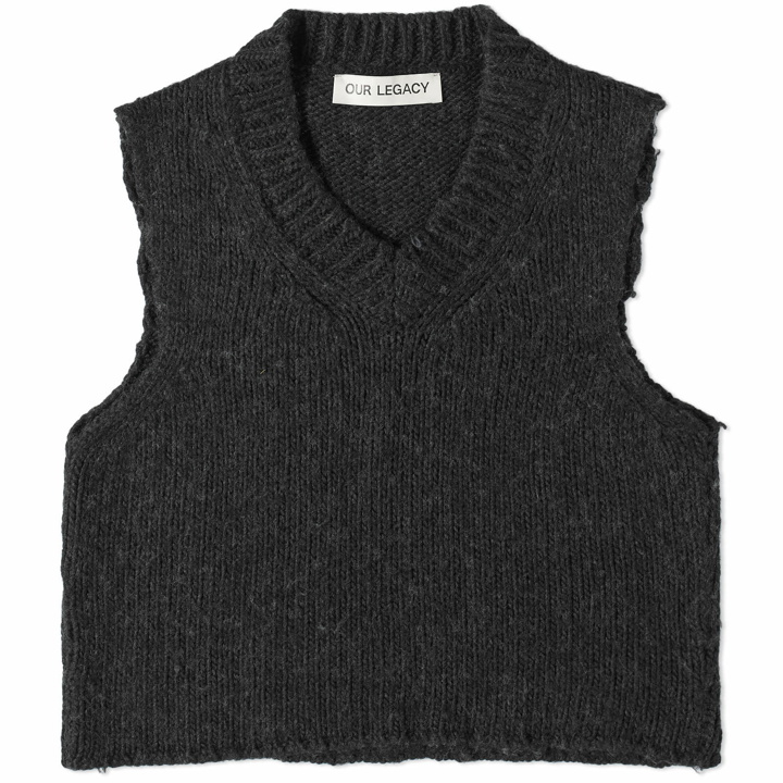 Photo: Our Legacy Women's Intact Knitted Vest in Black