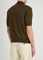 Oliver Spencer Rossell Cotton-knit Cardigan Khaki