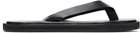 Studio Nicholson Black Curren Flip-Flops