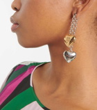 Pucci Heart drop earrings