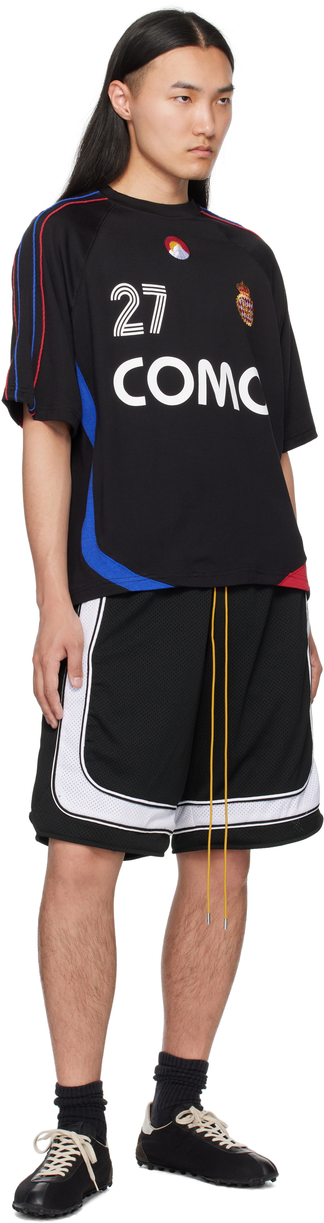 【関税込み】Rhude ブラック 'Rhude 27' ジャージ Rhude Black ''Rhude 27' Jersey Rhude