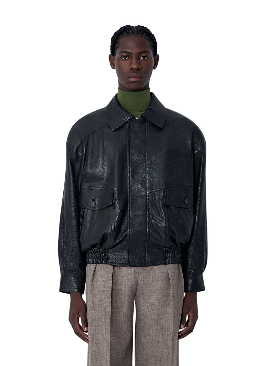 SAINT LAURENT - Wool Suit Jacket - Brown Saint Laurent