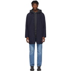 Levis Made and Crafted Navy LMC Drovers Coat