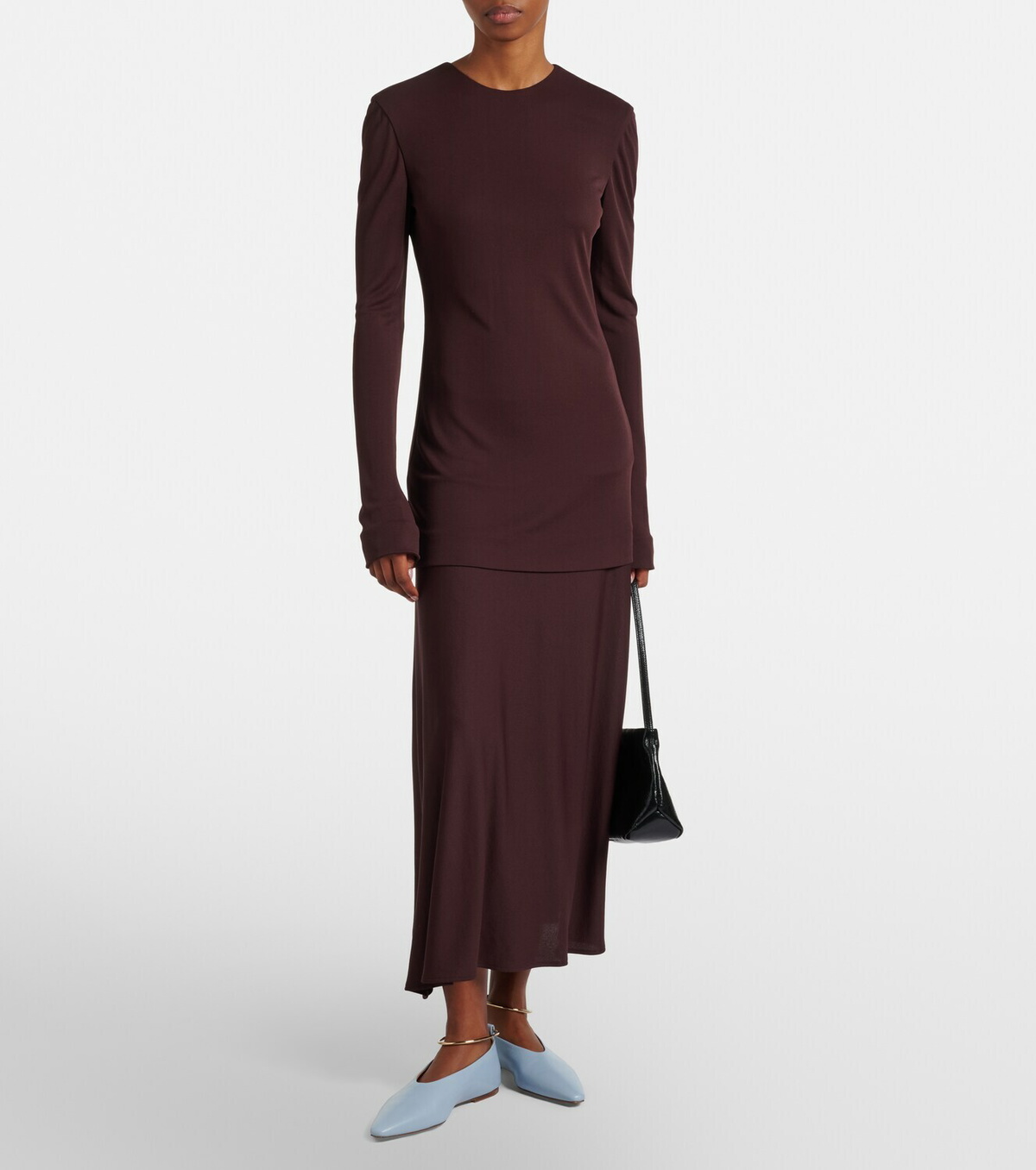 Jil Sander Jersey maxi dress