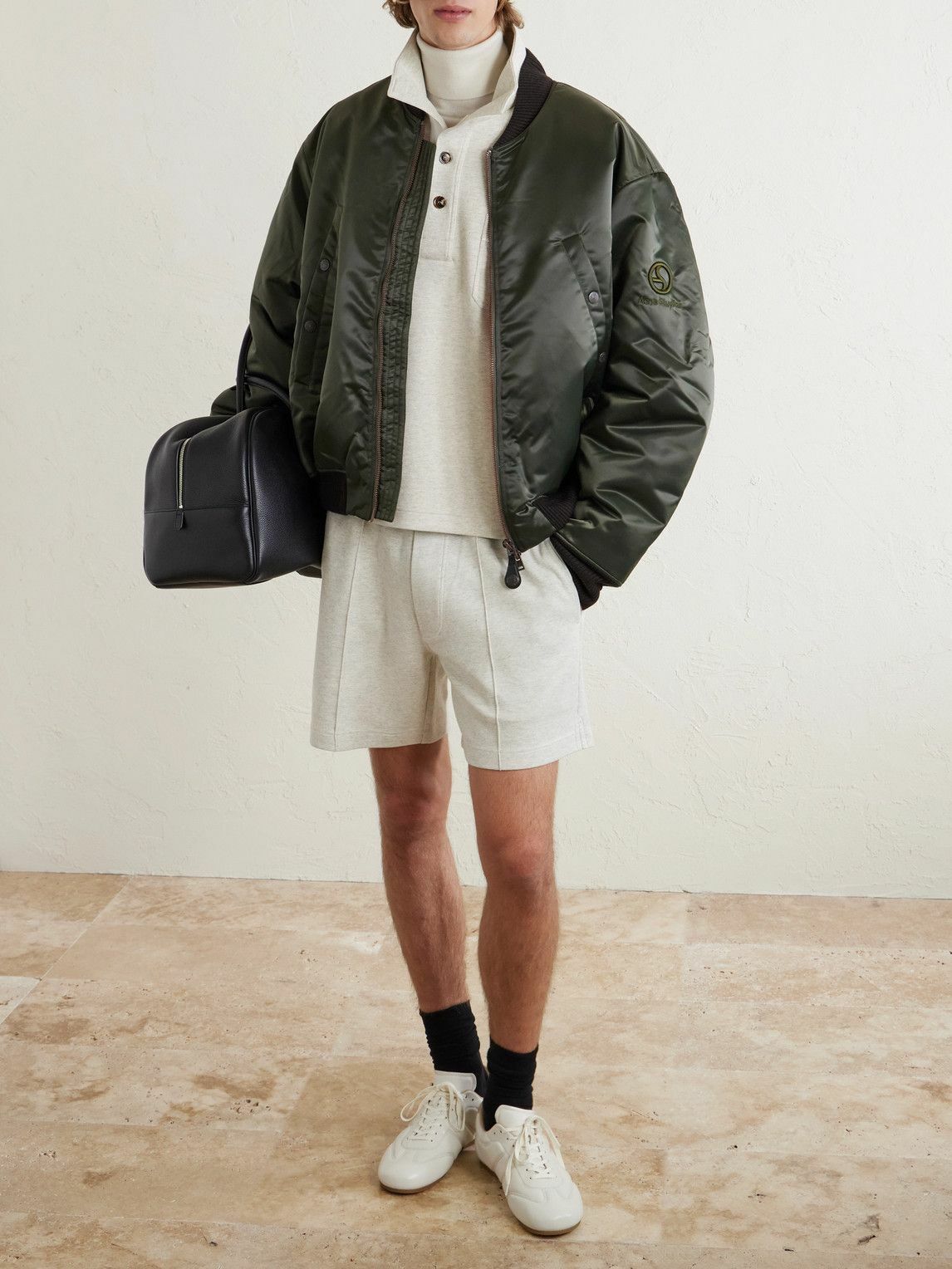 TOM FORD - Cotton, Silk and Cashmere-Blend Sweatshirt - Gray