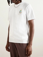 Casablanca - Objets En Vrac Logo-Print Organic Cotton-Jersey T-Shirt - White