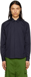 AMI Alexandre Mattiussi Navy Ami de Cœur Shirt