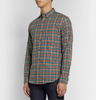 J.Crew - Slim-Fit Button-Down Collar Checked Cotton-Flannel Shirt - Multi