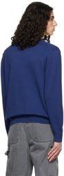Kenzo Blue Logo Classic Sweater