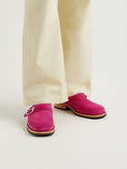 Our Legacy - Camion Suede Clogs - Pink