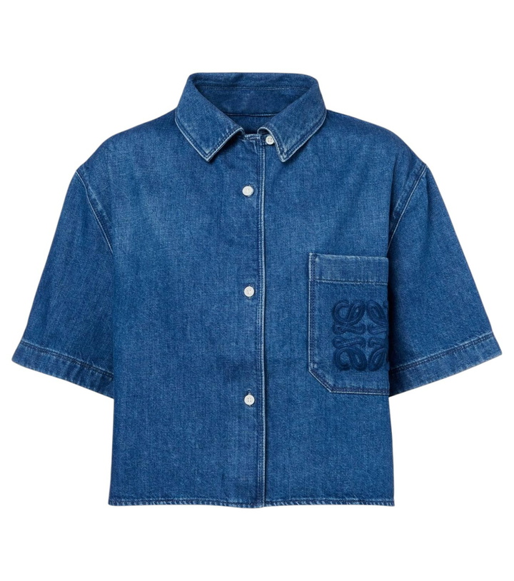 Photo: Loewe Paula's Ibiza Anagram denim shirt