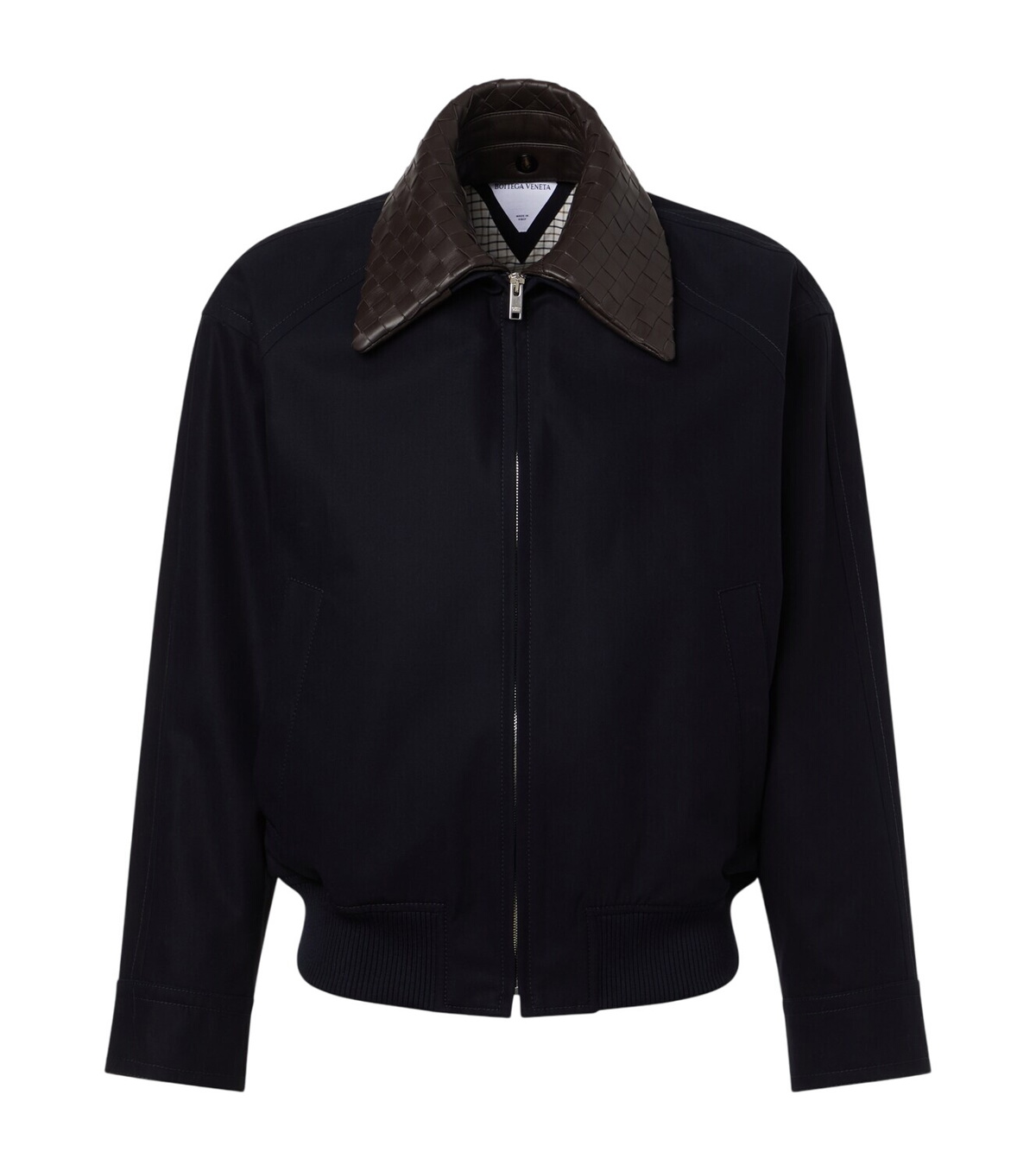 Bottega Veneta Brown Buttoned Coach Jacket Bottega Veneta