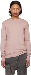 11 by Boris Bidjan Saberi Pink LS1B Long Sleeve T-Shirt