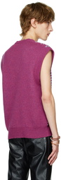 Marni Purple Wool Vest