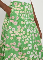 Bernadette Caswell Floral-printed Satin Midi Skirt Multi Print