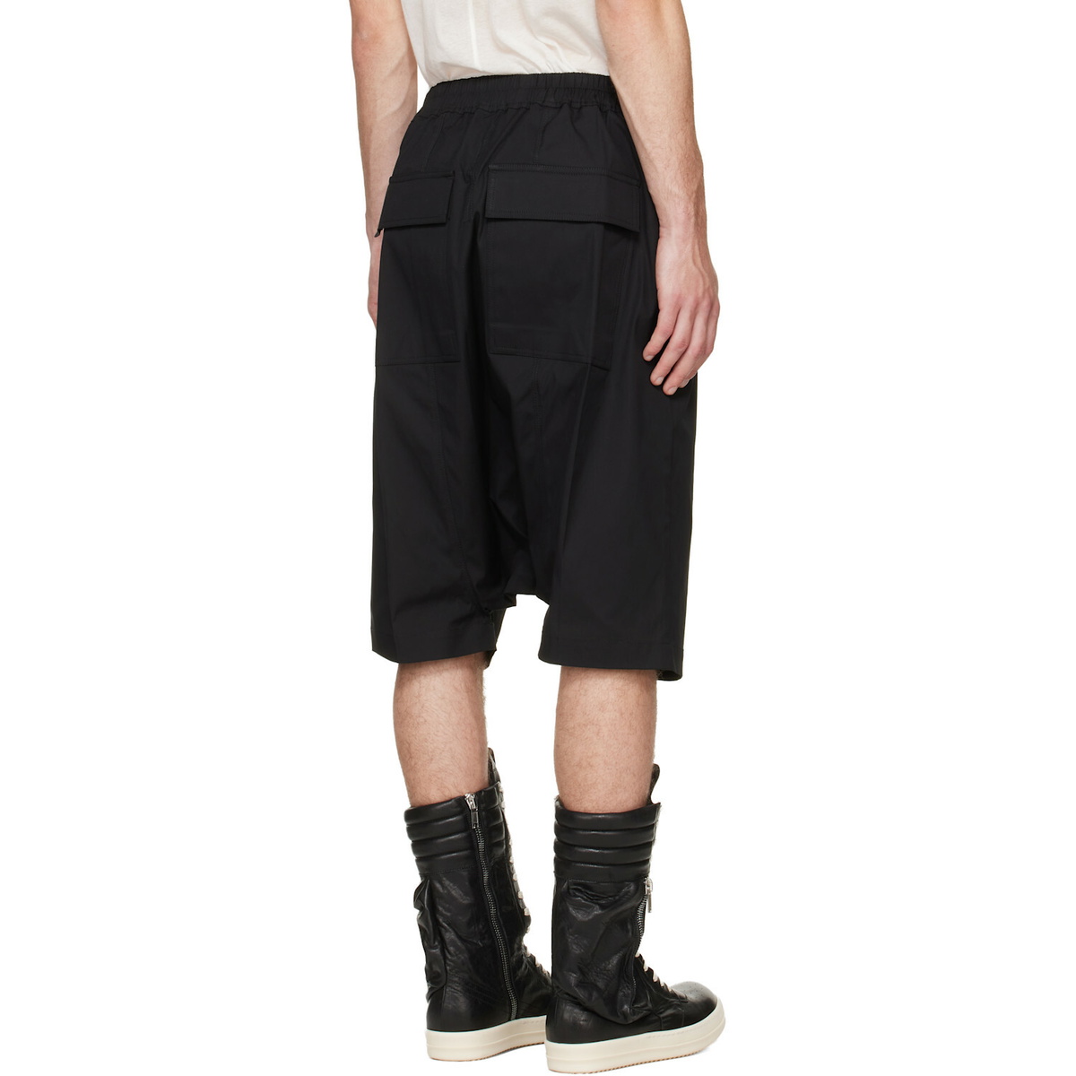 Rick Owens Black Tower Ricks Pods Shorts