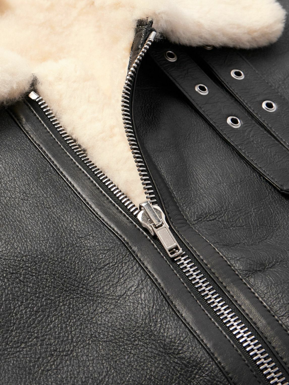 VETEMENTS - Shearling Jacket - Black Vetements