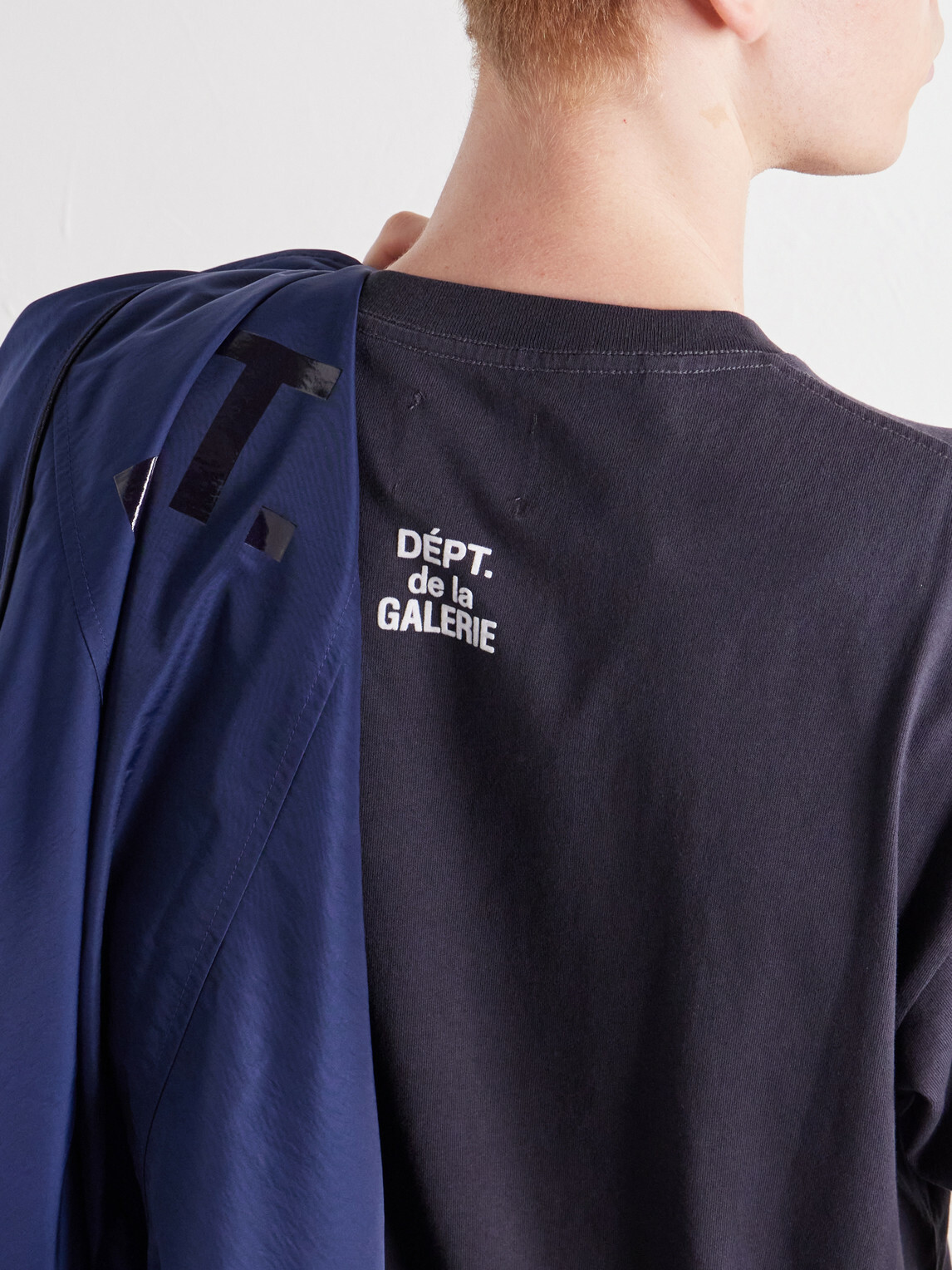 Gallery Dept. - Logo-Appliqué Cotton-Jersey T-Shirt - Blue