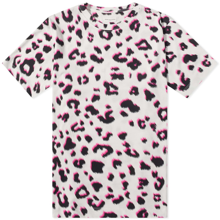 Photo: Dries Van Noten Hertz Animal Print Tee