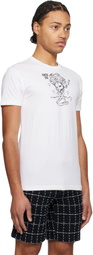Anna Sui White Beach Girl Baby T-shirt