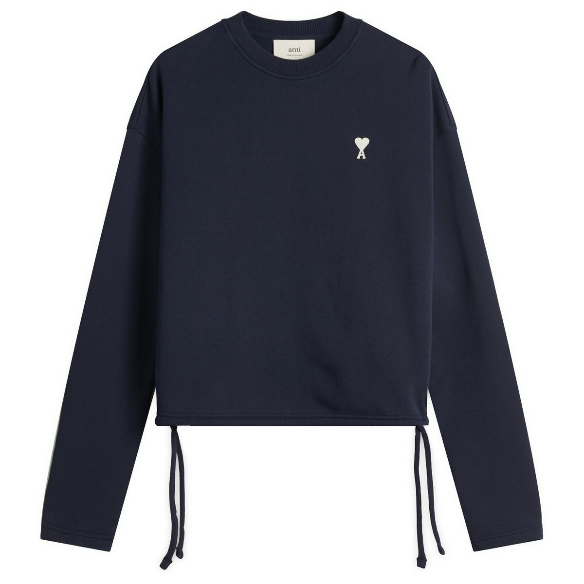 ★【AMI PARIS】★de Coeur Tone-On-Tone Half Zip Sweatshir.t AMI Paris Green Ami de Cœur Half-Zip Sweatshirt AMI