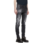 Dsquared2 Black Ripped Skater Jeans