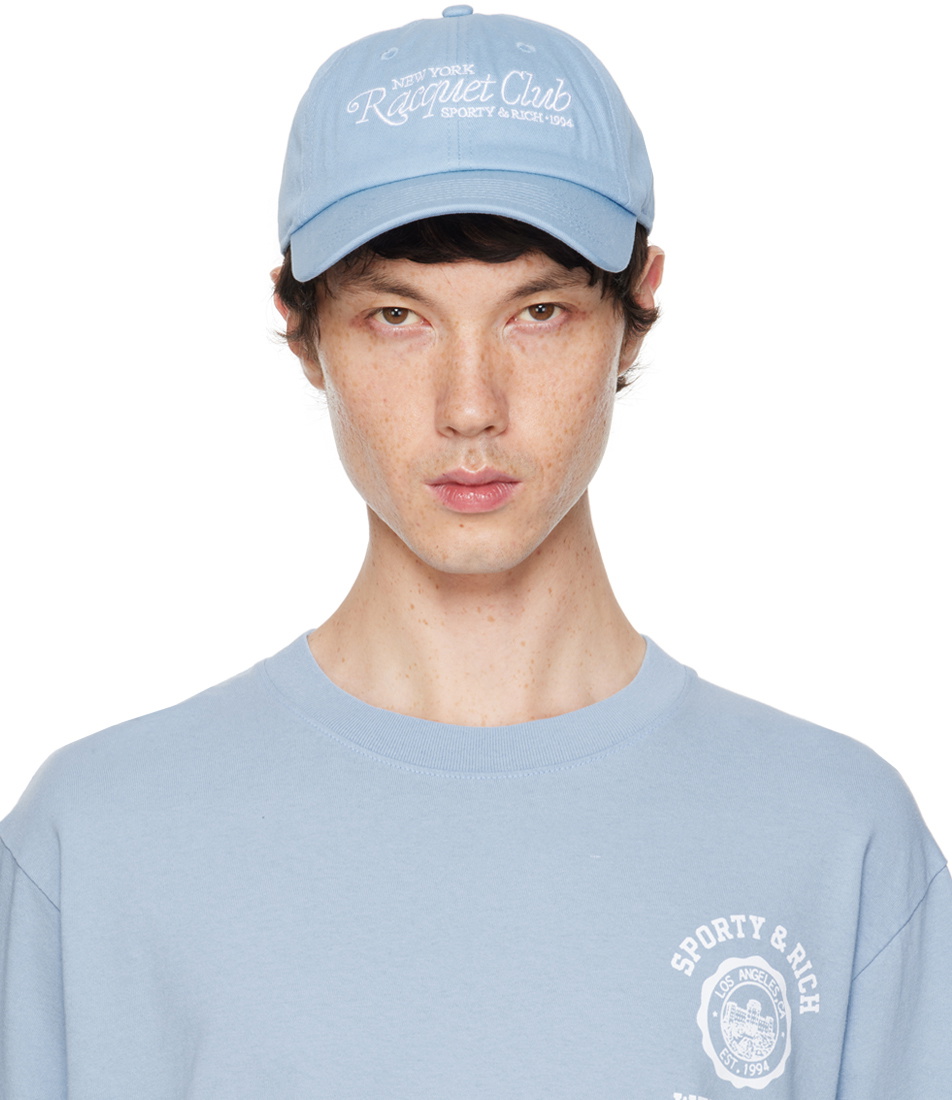 Sporty&Rich｜ (94 Racquet Club Embroidered Hat - Sky Blu 94RACQUETCLUBHATSKYBLUE-2.jpg?