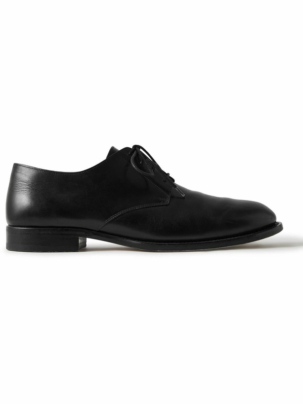 Photo: The Row - Novus Leather Derby Shoes - Black