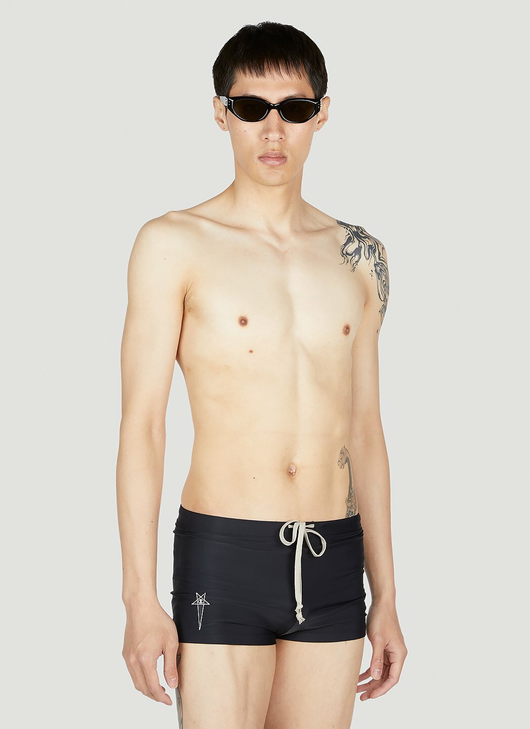 Rick Owens x Champion Logo Embroidery Swim Briefs