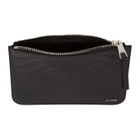 Neil Barrett Black Medium Zip Pouch