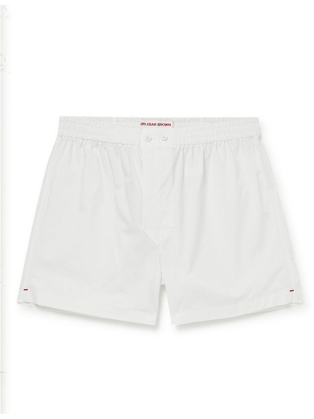 Photo: Orlebar Brown - Three-Pack Cotton Boxer Shorts - White