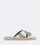Missoni Harlow lamé espadrille sandals