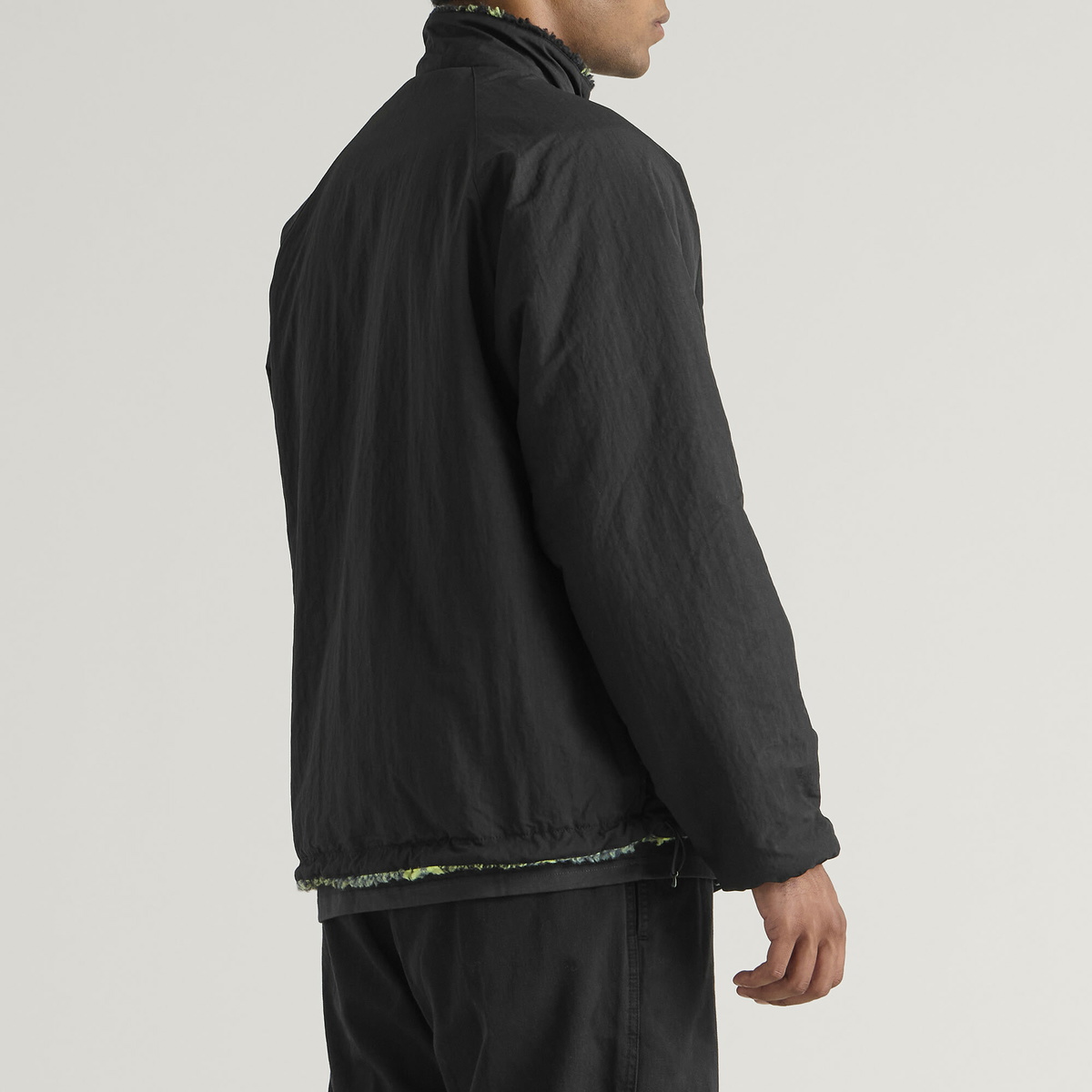 Gramicci Reversible Sherpa Jacket in Plaid/Black