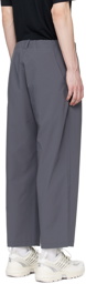 Goldwin Gray One-Tuck Trousers