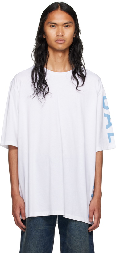 Photo: Balmain White Printed T-Shirt