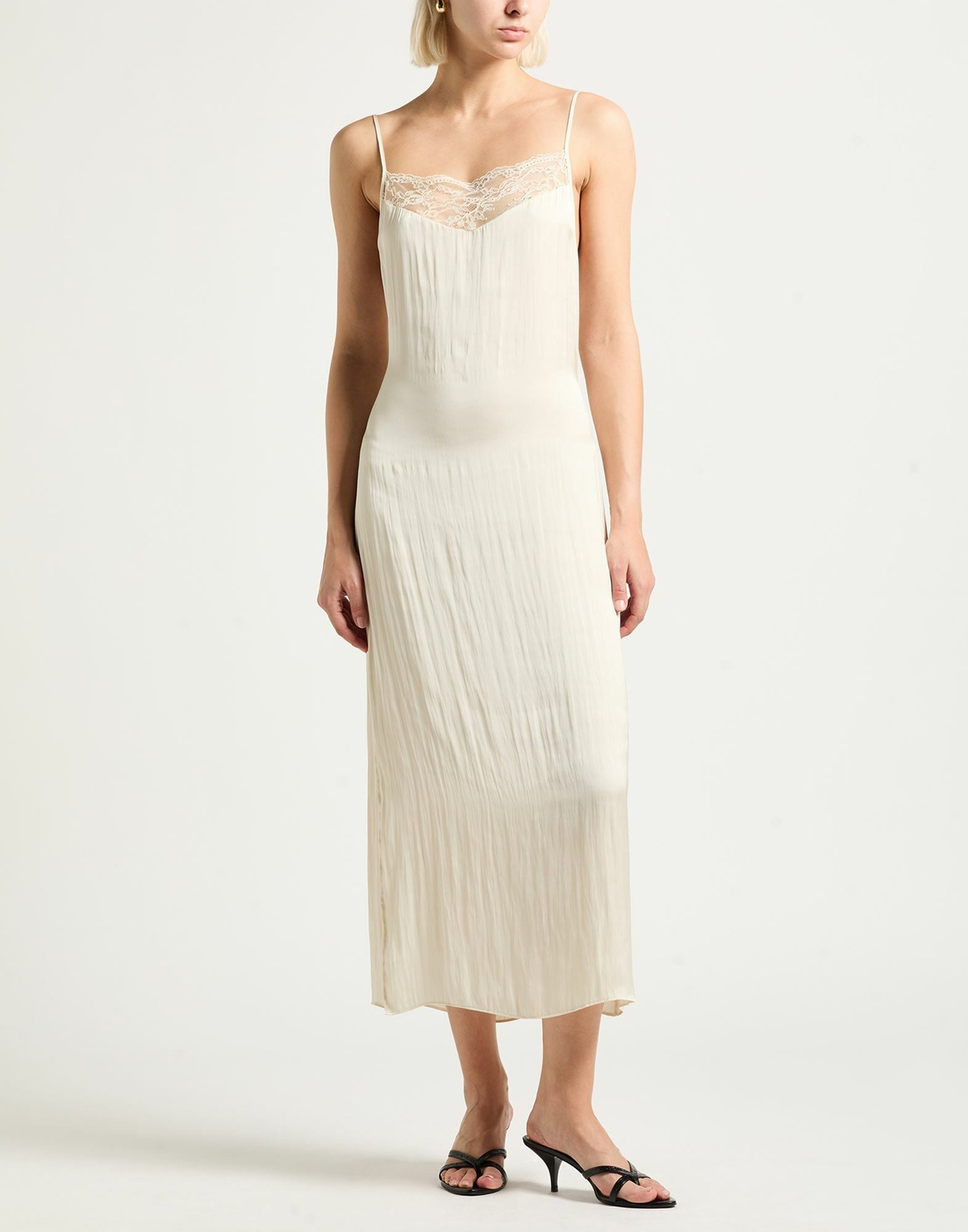 Maje Womens Midi dress Ivory