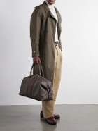Serapian - Mosaico-detailed Leather Weekend Bag