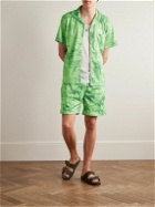 Onia - Air Straight-Leg Printed Mesh Shorts - Green