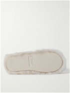 Bottega Veneta - Shearling Sandals - Neutrals