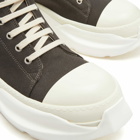 Rick Owens DRKSHDW Men's Denim Twill Abstract Low Sneak Sneakers in Dark Dust Milk