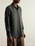 Loro Piana - André Silk Shirt - Gray