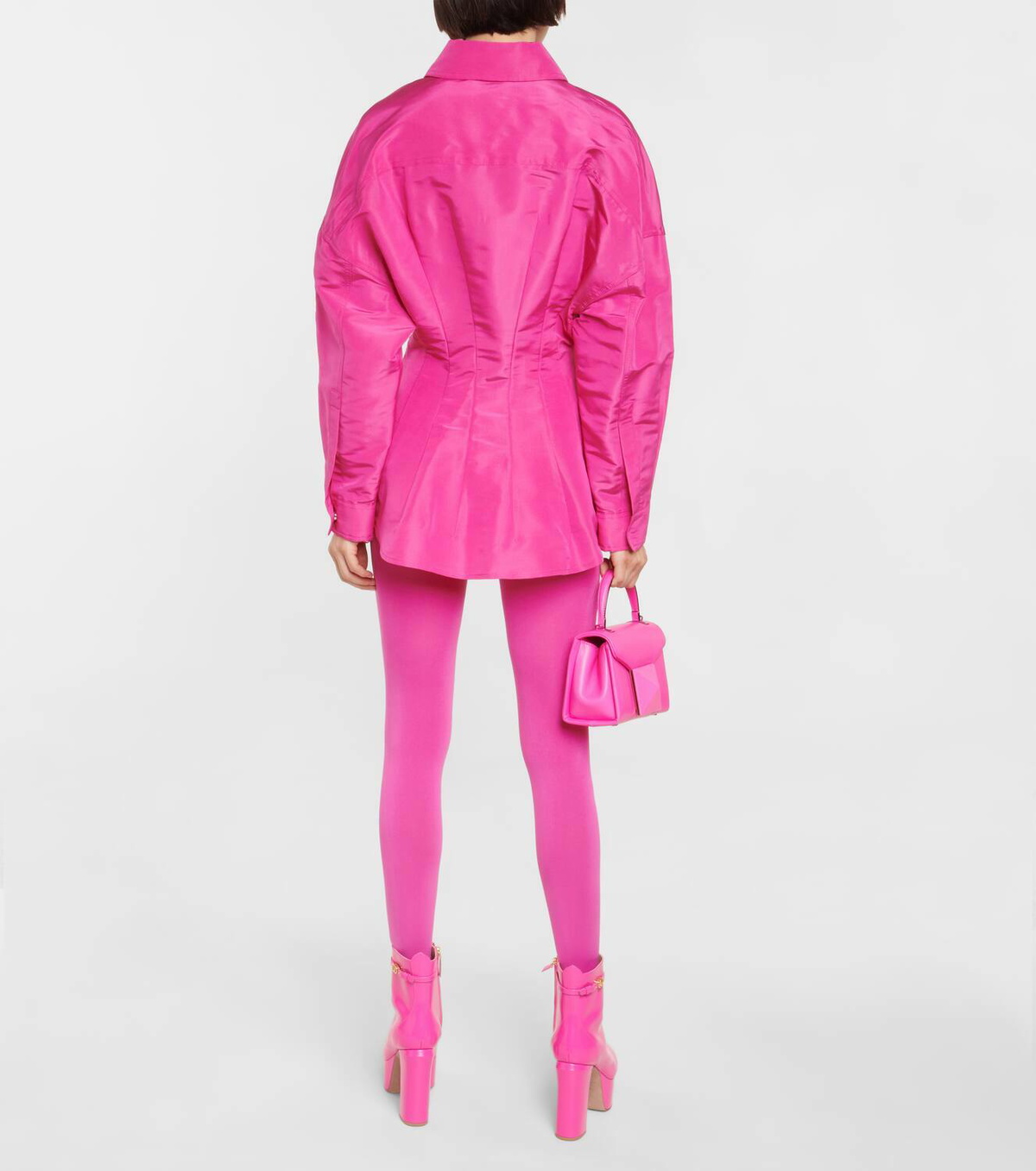 VALENTINO Blazer with silk in pink