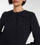Gucci Gathered midi dress