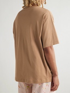 Acne Studios - Exford Logo-Appliquéd Cotton-Jersey T-Shirt - Brown