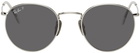 Ray-Ban Silver Round Titanium Sunglasses