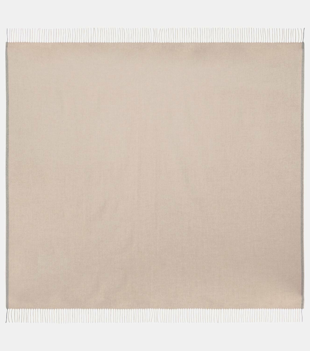 Brunello Cucinelli Fringed cashmere throw