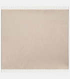 Brunello Cucinelli Fringed cashmere throw