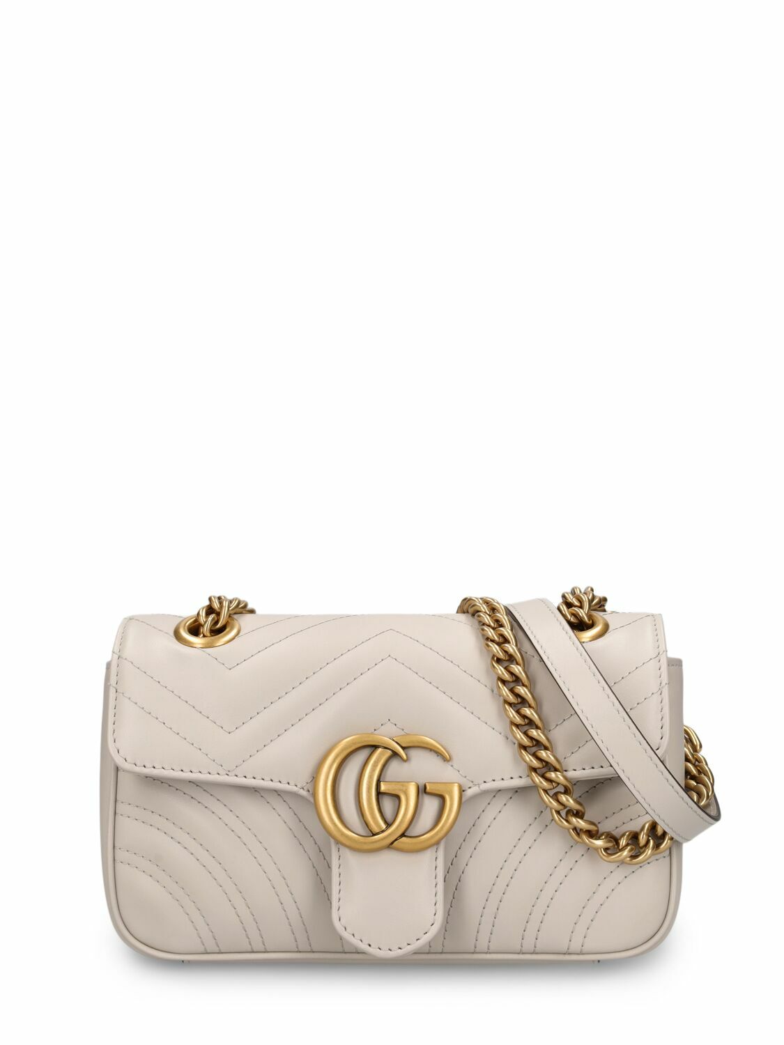 ☆人気【GUCCI】☆GG Marmont Shoulder Bag☆ GG Marmont woven medium shoulder bag in natural straw-effect